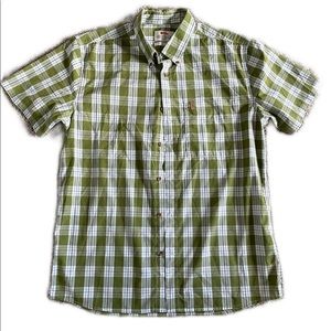 Fjallraven Green Plaid Buttondown